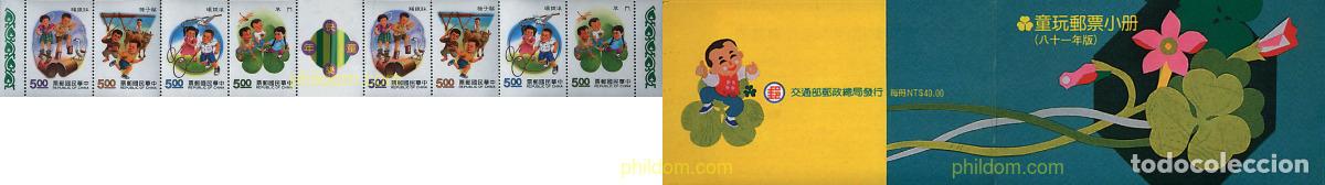 Sellos: 3345 MNH CHINA. FORMOSA-TAIWAN 1992 JUEGOS INFANTILES