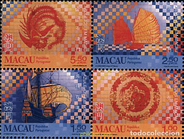 Sellos: 280744 MNH MACAO 1998 AZULEJOS DE MACAO