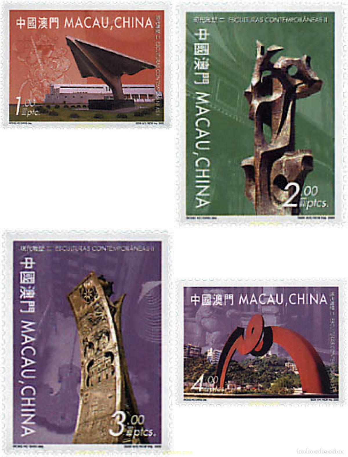 Timbres: 72353 MNH MACAO 2000 ESCULTURAS CONTEMPORANEAS
