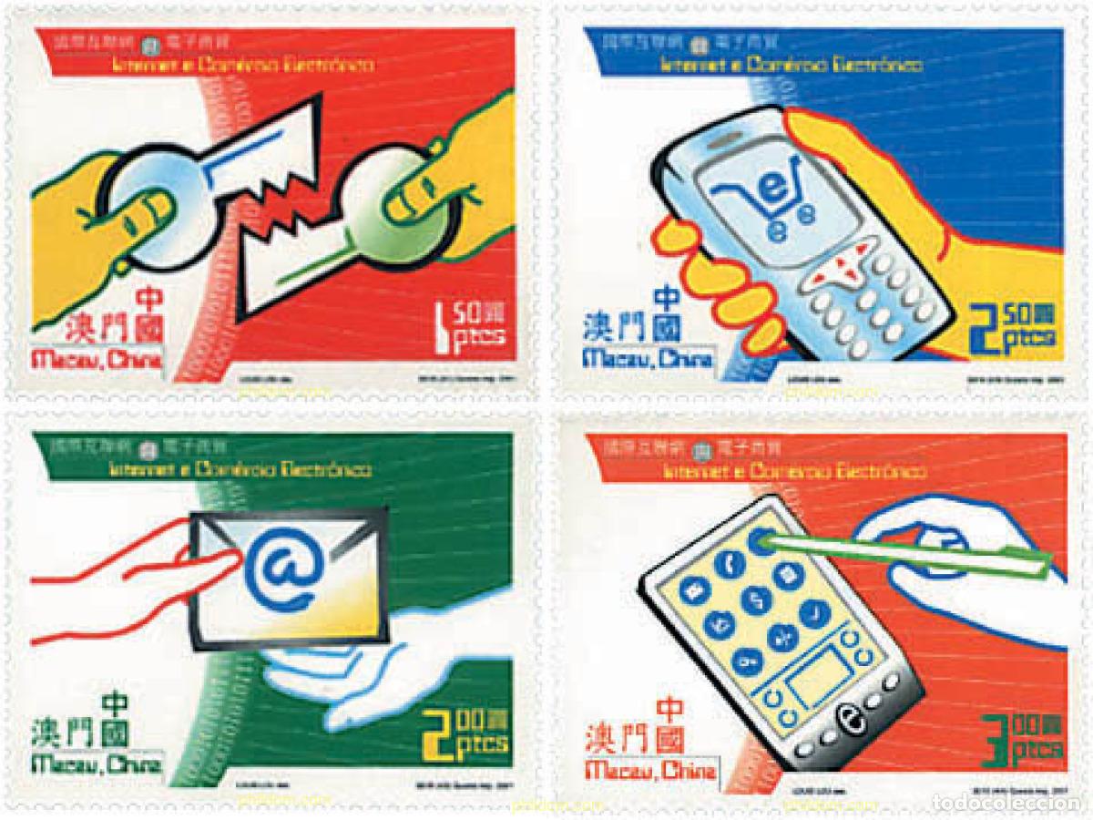 Sellos: 80852 MNH MACAO 2001 MEDIOS DE COMUNICACION ELECTRONICOS