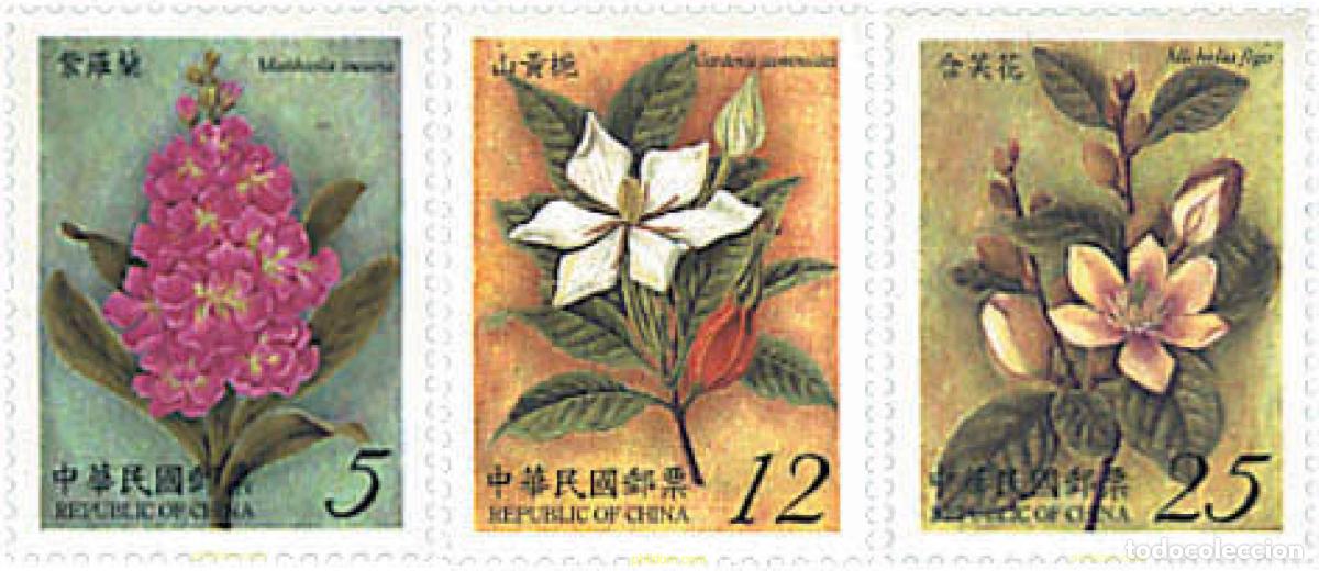 Sellos: 95097 MNH CHINA. FORMOSA-TAIWAN 2002 FLORES OLOROSAS