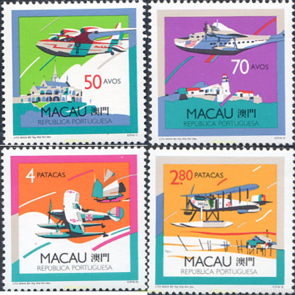 Sellos: 137708 MNH MACAO 1989 AVIONES