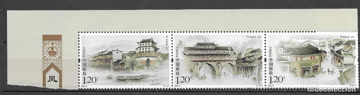 Sellos: CHINA - REPUBLICA POPULAR**- 2008- SERIES COMPLETA - CIUDAD ANTIGUA DE FENGHUANG