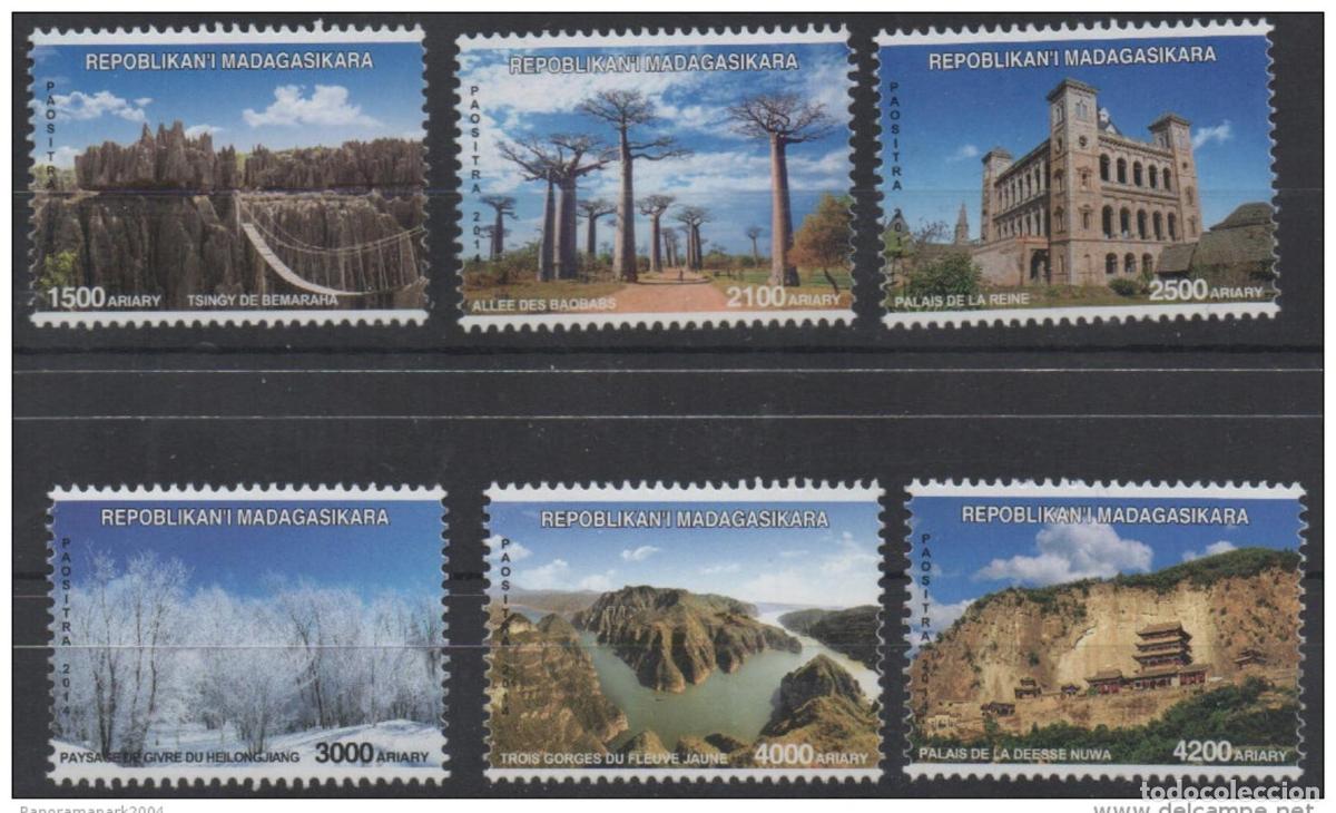 Sellos: Madagascar 2014 Mi. 2665/2670 Tsingy Ranavalona Heilongjiang Tres Gargantas**