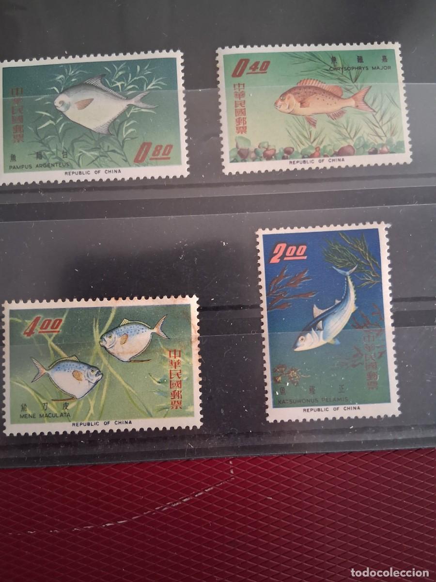 Sellos: PECES, TAIWAN (REPUBLICA DE.CHINA) A&Ntilde;O 1963
