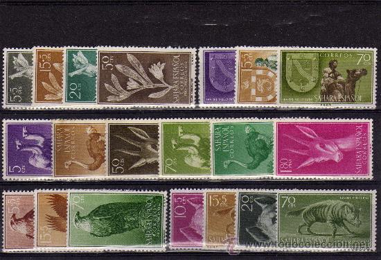 Sellos: SAHARA-A&ntilde;o 56/57 Completos - Foto 1