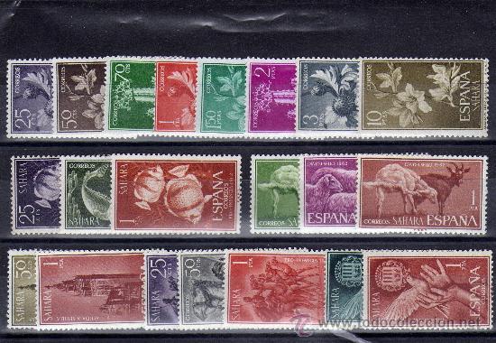 Sellos: SAHARA-A&ntilde;o 62/63  Completos - Foto 1