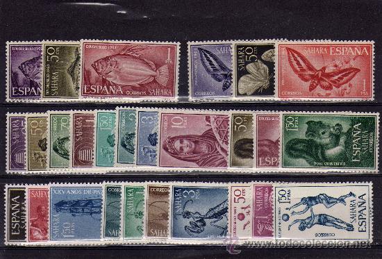 Sellos: SAHARA-A&ntilde;o 64/65  Completos - Foto 1