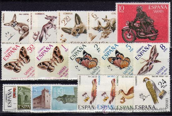 Sellos: SAHARA-A&ntilde;o 70/71 Completos - Foto 1