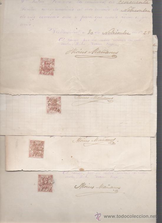 Sellos: LOTE DE DOCUMENTOS CON MOVILES - Foto 1