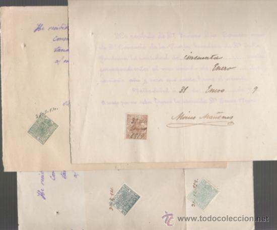 Sellos: LOTE DE DOCUMENTOS CON MOVILES ESPECIALES - Foto 1