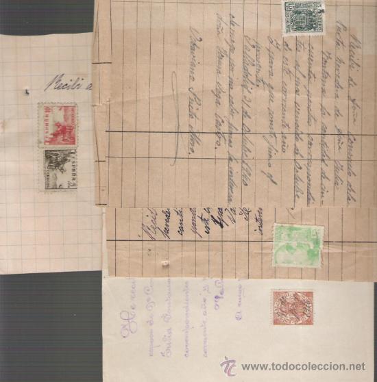Sellos: LOTE DE DOCUMENTOS CON MOVILES - Foto 1