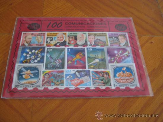 Sellos: 100 sellos diferentes comunicaciones - Foto 1