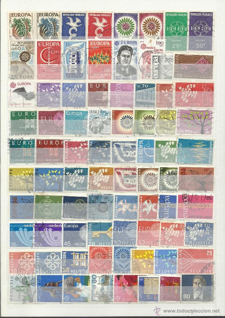 Sellos: COLECCION DEL TEMA EUROPA MATASELLADA - Foto 1
