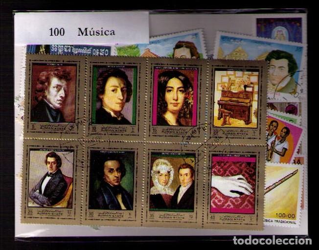 Sellos: 100 SELLOS DE MUSICA - Foto 1