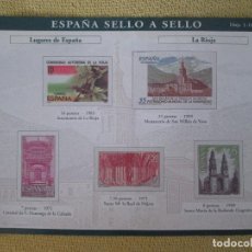 Sellos: ESPAÑA SELLO A SELLO - HOJA L-16. Lote 105746647