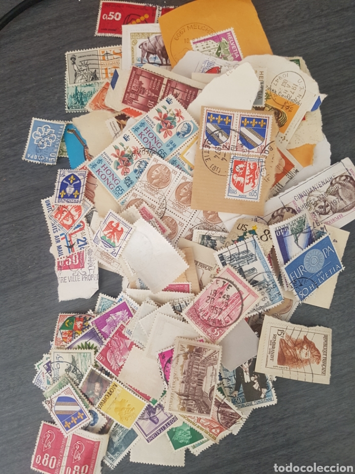 Sellos: gran coleccion de sellos utilisados - Foto 2