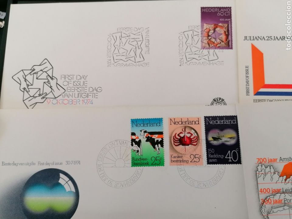 Sellos: Lote Holanda series completas y sobres - Foto 4
