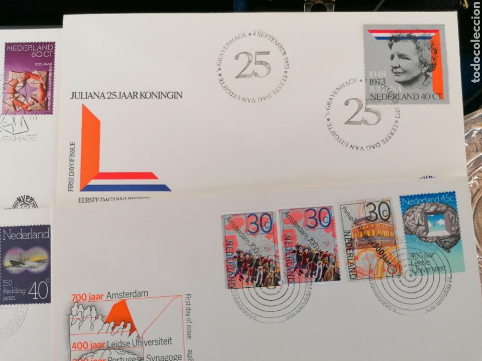 Sellos: Lote Holanda series completas y sobres - Foto 5