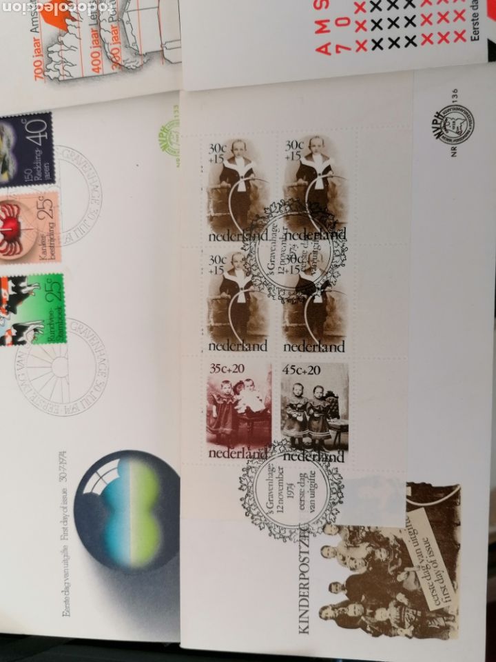 Sellos: Lote Holanda series completas y sobres - Foto 3