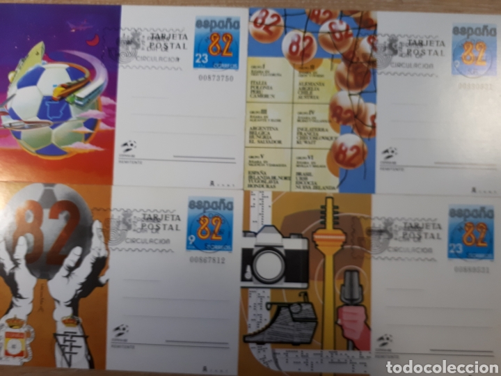 Sellos: ENTERO POSTAL A&Ntilde;O 1982 EDIF. 129 al 132 E111 - Foto 1