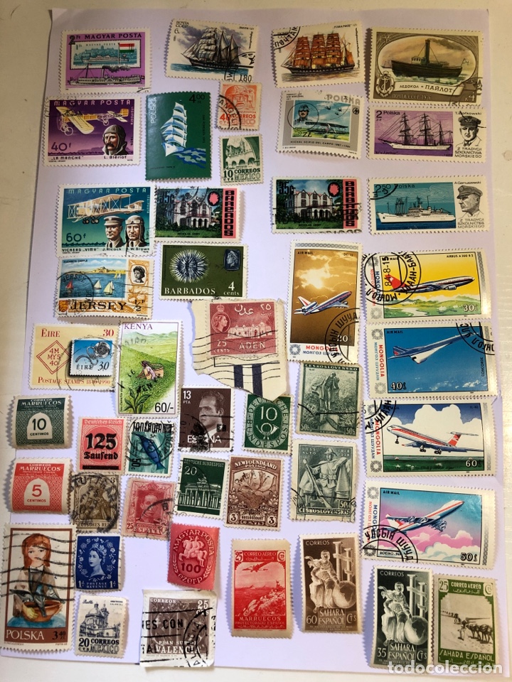Sellos: Lote de 45 sellos variados - Foto 1