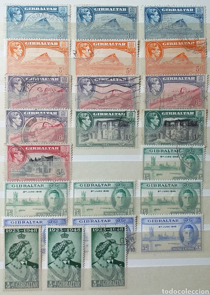 Sellos: Colecci&oacute;n de Sellos de Gibraltar - Foto 6