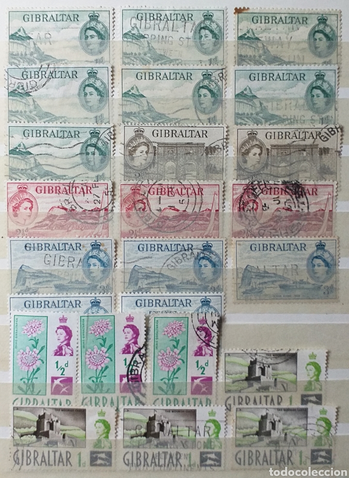 Sellos: Colecci&oacute;n de Sellos de Gibraltar - Foto 8