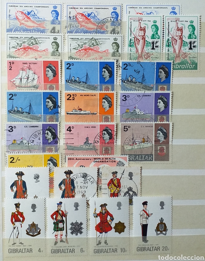 Sellos: Colecci&oacute;n de Sellos de Gibraltar - Foto 10