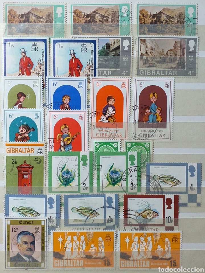Sellos: Colecci&oacute;n de Sellos de Gibraltar - Foto 12