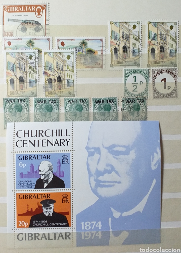 Sellos: Colecci&oacute;n de Sellos de Gibraltar - Foto 14