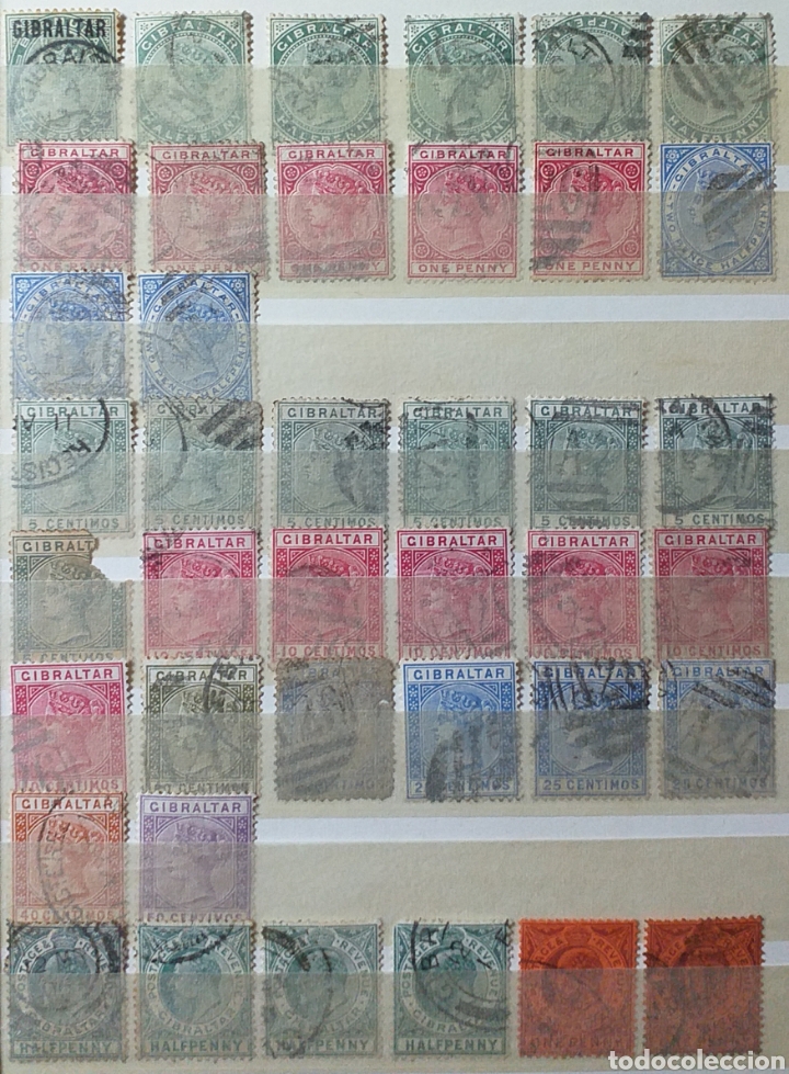 Sellos: Colecci&oacute;n de Sellos de Gibraltar - Foto 1