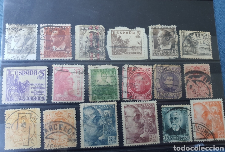 Sellos: Lote de sellos de Espa&ntilde;a - Foto 1