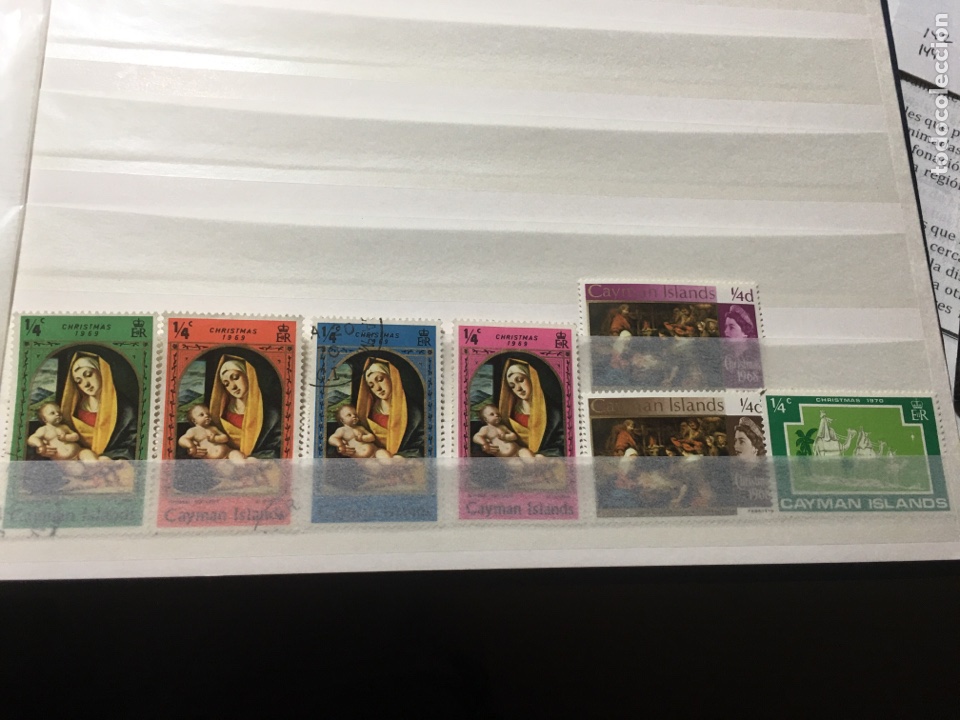 Sellos: Colecci&oacute;n de 7 sellos Islas Caim&aacute;n - Foto 1