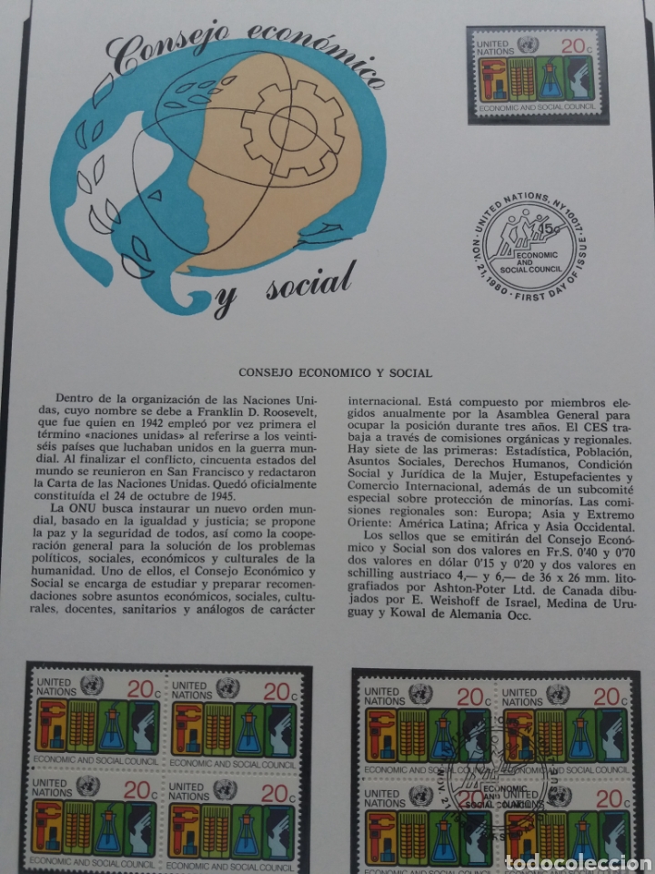 Sellos: Álbum Naciones Unidas 1980-81 - Foto 14 - 217231631