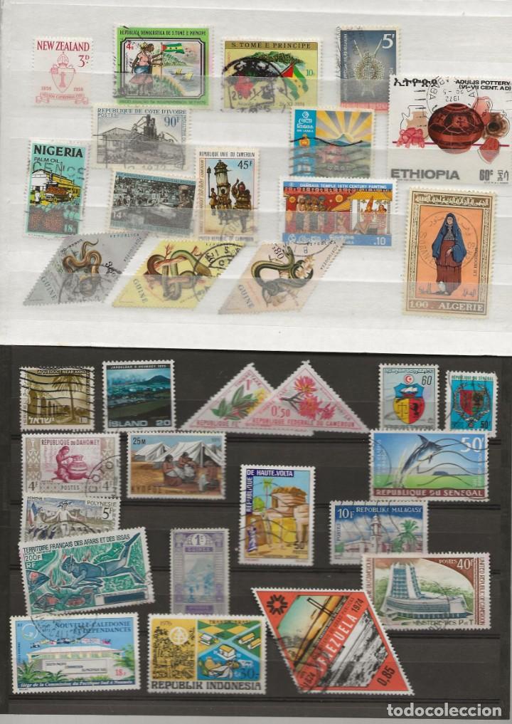 Sellos: LOTE PAISES EX&Oacute;TICOS - Foto 1