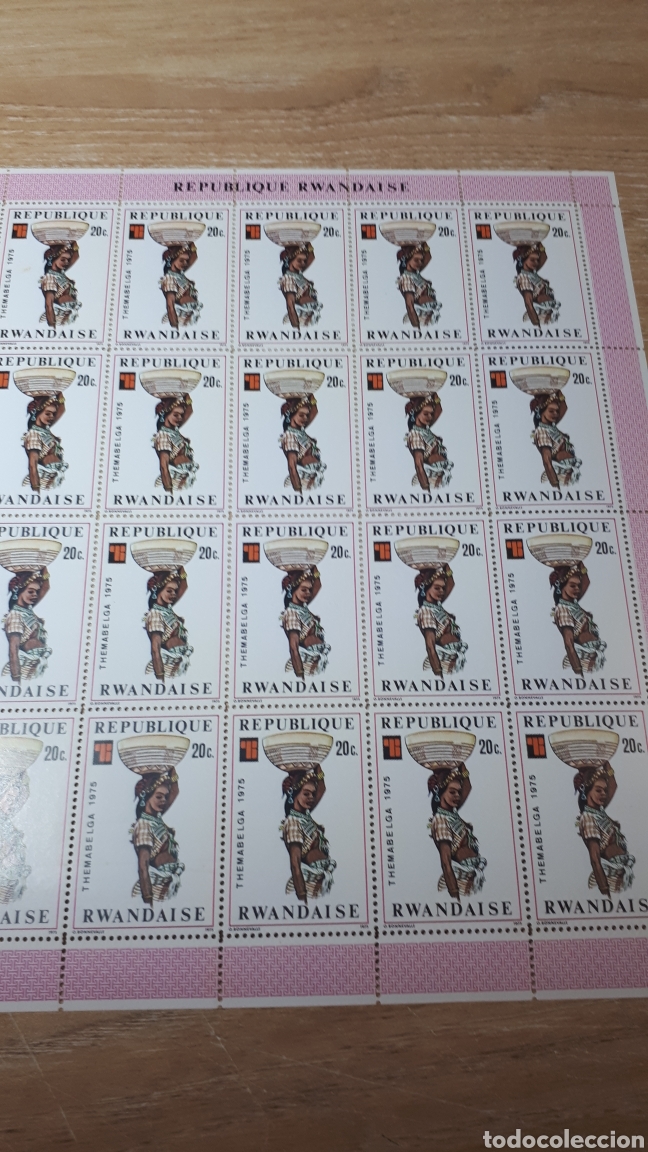 Sellos: PLIEGO SELLOS DE RWANDA - Foto 2