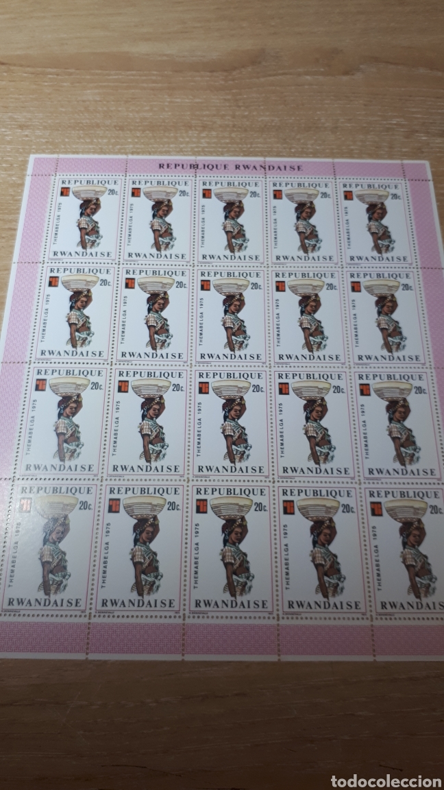 Sellos: PLIEGO SELLOS DE RWANDA - Foto 1