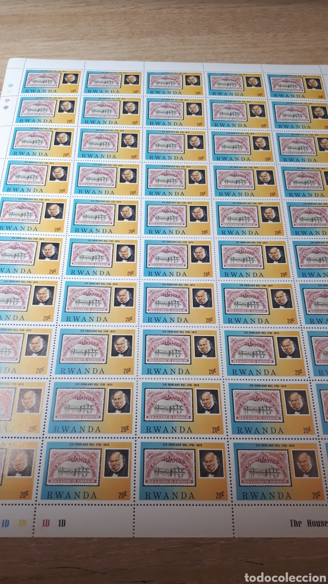 Sellos: PLIEGO SELLOS DE RWANDA - Foto 1