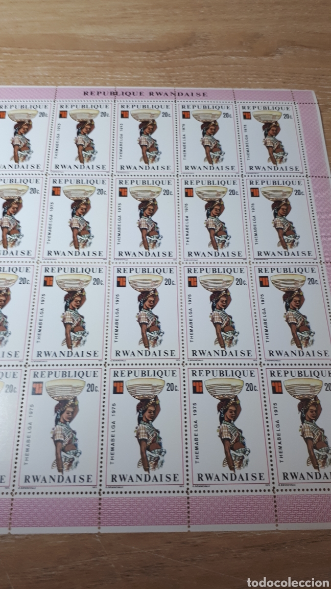 Sellos: PLIEGO SELLOS DE RWANDA - Foto 1