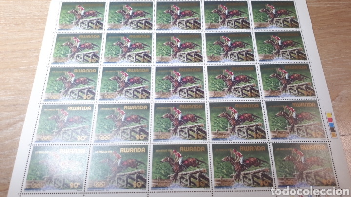 Sellos: PLIEGO SELLOS DE RWANDA - Foto 1