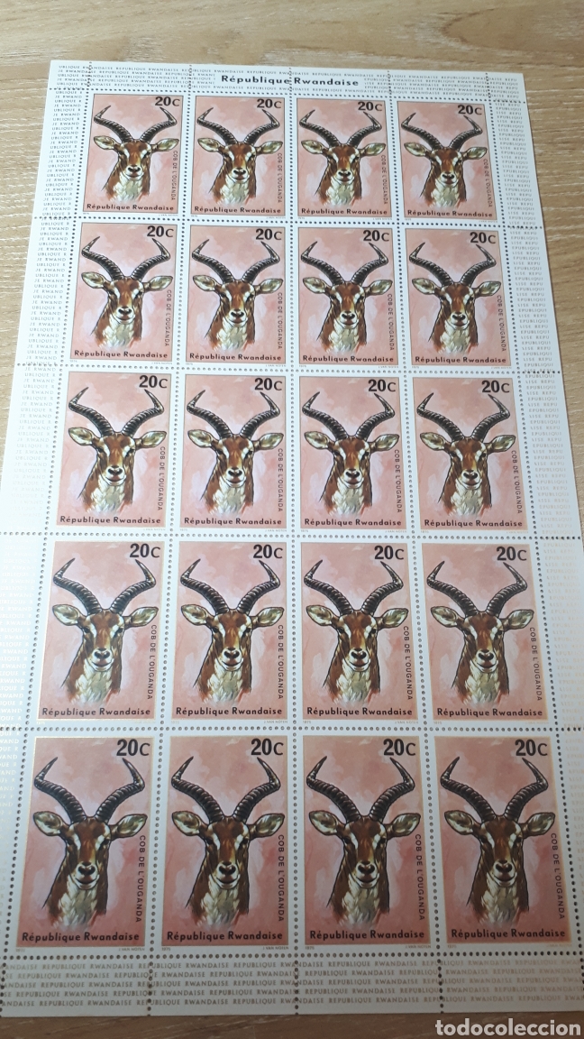 Sellos: PLIEGO SELLOS DE RWANDA - Foto 1