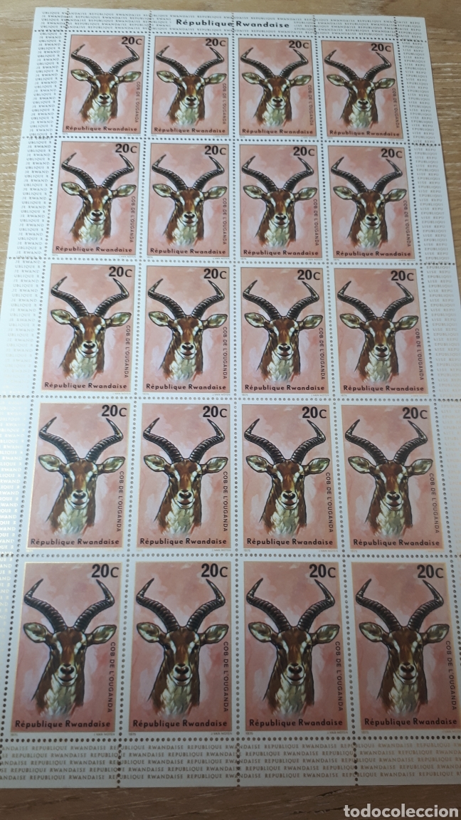 Sellos: PLIEGO SELLOS DE RWANDA - Foto 1