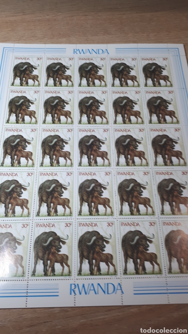 Sellos: PLIEGO SELLOS DE RWANDA - Foto 1