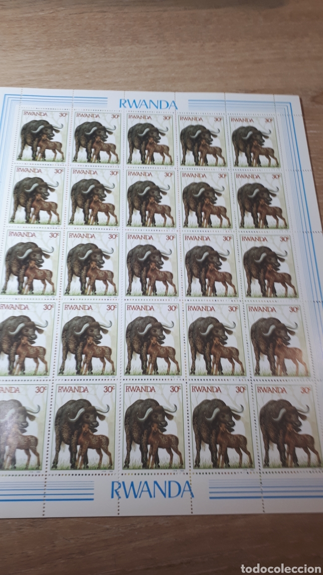 Sellos: PLIEGO SELLOS DE RWANDA - Foto 1