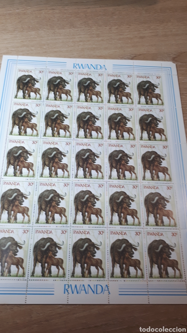 Sellos: PLIEGO SELLOS DE RWANDA - Foto 1