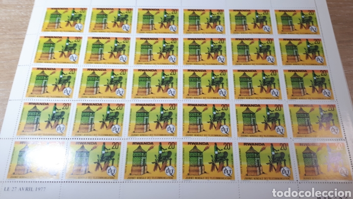 Sellos: PLIEGO SELLOS DE RWANDA - Foto 1