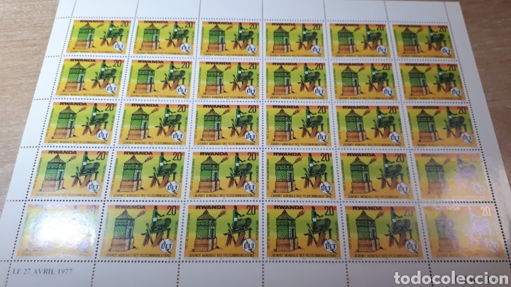 Sellos: PLIEGO SELLOS DE RWANDA - Foto 1