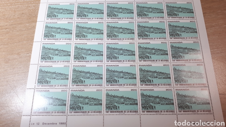 Sellos: PLIEGO SELLOS DE RWANDA - Foto 1