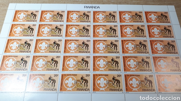 Sellos: PLIEGO SELLOS DE RWANDA - Foto 1